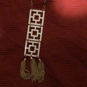 Long statement necklace